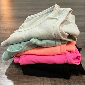 1 wonder nation and 4 Justice tank tops for youth girls